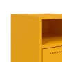 Mesitas de noche 2 unidades acero amarillo mostaza 36x39x59 cm de , Mesitas de noche - Ref: Foro24-846723, Precio: 109,48 €, ...