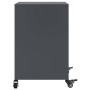 Bedside tables 2 units anthracite gray steel 36x39x59 cm by , Nightstands - Ref: Foro24-846721, Price: 109,48 €, Discount: %