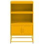 Mustard yellow steel sideboard 68.5x38.5x123.5 cm by , Sideboards - Ref: Foro24-846503, Price: 119,04 €, Discount: %