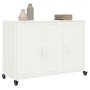 Cold-rolled white steel sideboard 100.5x39x72 cm by , Sideboards - Ref: Foro24-846685, Price: 159,90 €, Discount: %