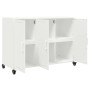 Cold-rolled white steel sideboard 100.5x39x72 cm by , Sideboards - Ref: Foro24-846685, Price: 159,90 €, Discount: %