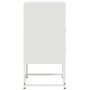 Mesita de noche acero blanco 36x39x78 cm de , Mesitas de noche - Ref: Foro24-846588, Precio: 86,03 €, Descuento: %