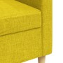 Dreisitziges Sofa aus hellem gelben Stoff, 210 cm. von , Sofas - Ref: Foro24-4007419, Preis: 261,81 €, Rabatt: %