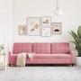 Sofá de 3 plazas terciopelo rosa 210 cm de , Sofás - Ref: Foro24-4007647, Precio: 294,99 €, Descuento: %