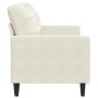 2-seater cream velvet sofa, 140 cm by , Sofas - Ref: Foro24-4007632, Price: 223,86 €, Discount: %