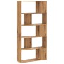 Handcrafted oak wood 5-level bookshelf 80.5x23.5x162.5 cm by , Bookcases and shelves - Ref: Foro24-852779, Price: 83,65 €, Di...