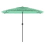 Garden umbrella with green steel pole 300x200x250 cm by , Umbrellas - Ref: Foro24-4005095, Price: 99,72 €, Discount: %