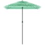 Garden umbrella with green steel pole 300x200x250 cm by , Umbrellas - Ref: Foro24-4005095, Price: 99,72 €, Discount: %