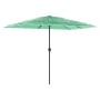 Garden umbrella with green steel pole 300x200x250 cm by , Umbrellas - Ref: Foro24-4005095, Price: 99,72 €, Discount: %