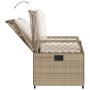 Garten-Essgruppe 3-teilig mit Kissen aus synthetischem Rattan in Beige. von , Gartensets - Ref: Foro24-3263013, Preis: 296,79...