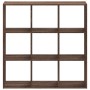 Estantería madera de ingeniería marrón roble 102x32x102 cm de , Librerías y estanterías - Ref: Foro24-852822, Precio: 85,60 €...