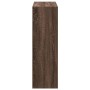 Engineered wood brown oak bookshelf 102x32x102 cm by , Bookcases and shelves - Ref: Foro24-852822, Price: 85,60 €, Discount: %