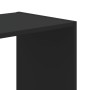 Engineered wood black shelf 102x32x102 cm by , Bookcases and shelves - Ref: Foro24-852817, Price: 85,99 €, Discount: %