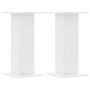 Soportes altavoces 2 uds madera ingeniería blanco 30x30x60 cm de , Soportes para altavoces - Ref: Foro24-852654, Precio: 59,7...