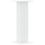 Soportes altavoces 2 uds madera ingeniería blanco 30x30x80 cm de , Soportes para altavoces - Ref: Foro24-852663, Precio: 65,6...