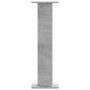 Soportes altavoces 2 uds madera gris hormigón 30x30x95 cm de , Soportes para altavoces - Ref: Foro24-852675, Precio: 77,73 €,...