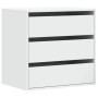 White engineered wood corner chest of drawers 60x41x58 cm by , Drawers - Ref: Foro24-852843, Price: 93,46 €, Discount: %