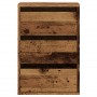 Cajonera esquina madera ingeniería roble envejecido 40x41x58 cm de , Cajoneras - Ref: Foro24-852841, Precio: 76,29 €, Descuen...