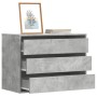 Cajonera de esquina madera ingeniería gris hormigón 80x41x58 cm de , Cajoneras - Ref: Foro24-852855, Precio: 105,89 €, Descue...