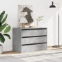 Corner dresser made of gray concrete engineered wood, measuring 80x41x58 cm. by , Drawers - Ref: Foro24-852855, Price: 104,69...