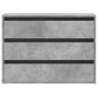 Corner dresser made of gray concrete engineered wood, measuring 80x41x58 cm. by , Drawers - Ref: Foro24-852855, Price: 104,69...