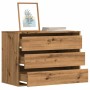 Corner chest of drawers made of engineered oak wood artisan 80x41x58 cm by , Drawers - Ref: Foro24-852860, Price: 101,56 €, D...