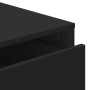 Black engineered wood corner chest of drawers 40x41x76 cm by , Drawers - Ref: Foro24-852862, Price: 103,26 €, Discount: %