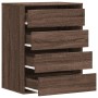 Cajonera de esquina madera ingeniería marrón roble 60x41x76 cm de , Cajoneras - Ref: Foro24-852876, Precio: 111,39 €, Descuen...