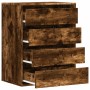 Cajonera de esquina madera ingeniería roble ahumado 60x41x76 cm de , Cajoneras - Ref: Foro24-852874, Precio: 108,21 €, Descue...