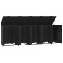 Shed for 5 black steel garbage containers 345x79x117 cm by , Waste container supports - Ref: Foro24-3279980, Price: 1,00 €, D...