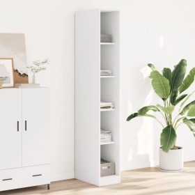 Engineered wood white wardrobe 30x50x200 cm by , Wardrobes - Ref: Foro24-3307702, Price: 132,11 €, Discount: %