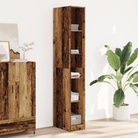 Engineered wood aged wooden wardrobe 30x50x200 cm by , Wardrobes - Ref: Foro24-3307709, Price: 126,99 €, Discount: %