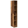 Engineered wood aged wooden wardrobe 30x50x200 cm by , Wardrobes - Ref: Foro24-3307709, Price: 126,99 €, Discount: %