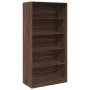 Armario madera contrachapada color roble marrón 100x50x200 cm de , Armarios roperos - Ref: Foro24-3307735, Precio: 206,49 €, ...