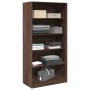 Armario madera contrachapada color roble marrón 100x50x200 cm de , Armarios roperos - Ref: Foro24-3307735, Precio: 206,49 €, ...