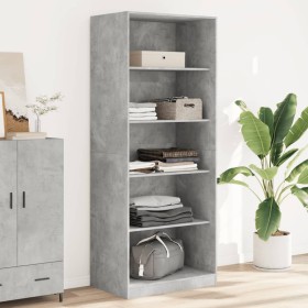 Ingenieurholzschrank in Betongrau 80x50x200 cm von , Kleiderschränke - Ref: Foro24-3307723, Preis: 174,81 €, Rabatt: %