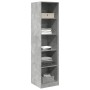 Armario de madera contrachapada gris hormigón 50x50x200 cm de , Armarios roperos - Ref: Foro24-3307714, Precio: 143,76 €, Des...