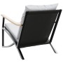 Garden furniture set with cushions, 4 pieces, black steel by , Garden sets - Ref: Foro24-4009305, Price: 451,98 €, Discount: %