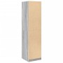 Engineered wood wardrobe in Sonoma grey, 50x50x200 cm by , Wardrobes - Ref: Foro24-3307716, Price: 148,16 €, Discount: %