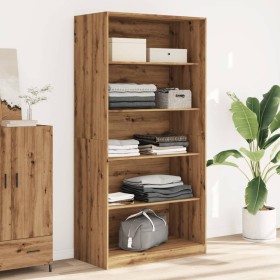 Handcrafted engineered oak wood wardrobe 100x50x200 cm by , Wardrobes - Ref: Foro24-3307737, Price: 200,99 €, Discount: %