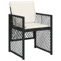 Garden dining set with 15-piece black synthetic rattan cushions. by , Garden sets - Ref: Foro24-3210819, Price: 958,09 €, Dis...