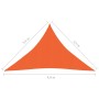 Orange HDPE sail shade 160 g/m² 3.5x3.5x4.9 m by vidaXL, Umbrellas - Ref: Foro24-311697, Price: 31,99 €, Discount: %