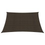 Brown HDPE sail shade 160 g/m² 4x4 m by vidaXL, Umbrellas - Ref: Foro24-311771, Price: 35,84 €, Discount: %