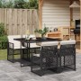 5-piece garden furniture set with black synthetic rattan cushions by , Garden sets - Ref: Foro24-3210714, Price: 287,00 €, Di...