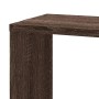 Corner wall shelf, brown oak wood, 45x45x147 cm by , Shelves and shelves - Ref: Foro24-852642, Price: 63,25 €, Discount: %