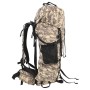 Wander-Rucksack aus braunem Camouflage-Oxford-Stoff, 100 l. von , Rucksäcke - Ref: Foro24-4009978, Preis: 78,86 €, Rabatt: %