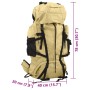 Hiking backpack in khaki Oxford fabric, 80 liters. by , Backpacks - Ref: Foro24-4009973, Price: 71,72 €, Discount: %