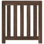 Engineered wood radiator cover in brown oak, 78x20x82 cm. by , Accessories for heating radiators - Ref: Foro24-852732, Price:...