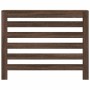 Engineered wood radiator cover in brown oak, 104x20x82cm. by , Accessories for heating radiators - Ref: Foro24-852696, Price:...