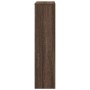 Engineered wood radiator cover in brown oak, 104x20x82cm. by , Accessories for heating radiators - Ref: Foro24-852696, Price:...